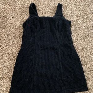 Overall dress corduroy